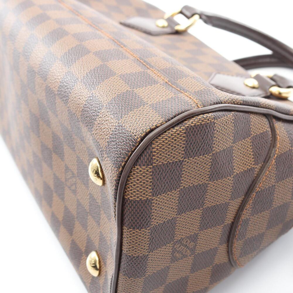 Louis Vuitton Handbag Leather Damier Brown Duomo Canvas - Picture 6 of 8